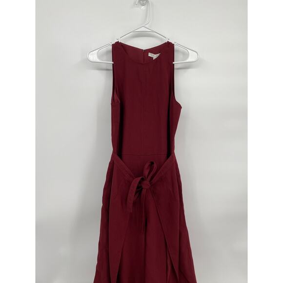 Joie Jumpsuit Mairead Garnet Wide Leg Capri Wrap Tie Open Leg Size 0 NEW - Picture 5 of 16